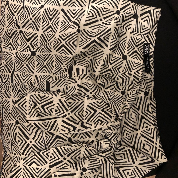 Zara Asymmetrical Blouse and Skirt Set - Picture 2 of 3